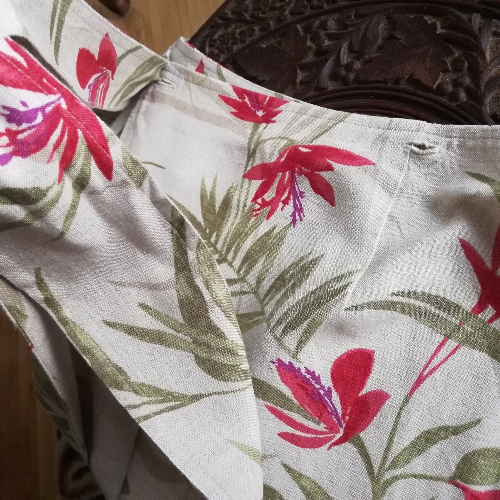 Liz Claiborne Linen Midi Skirt - Picture 6 of 8